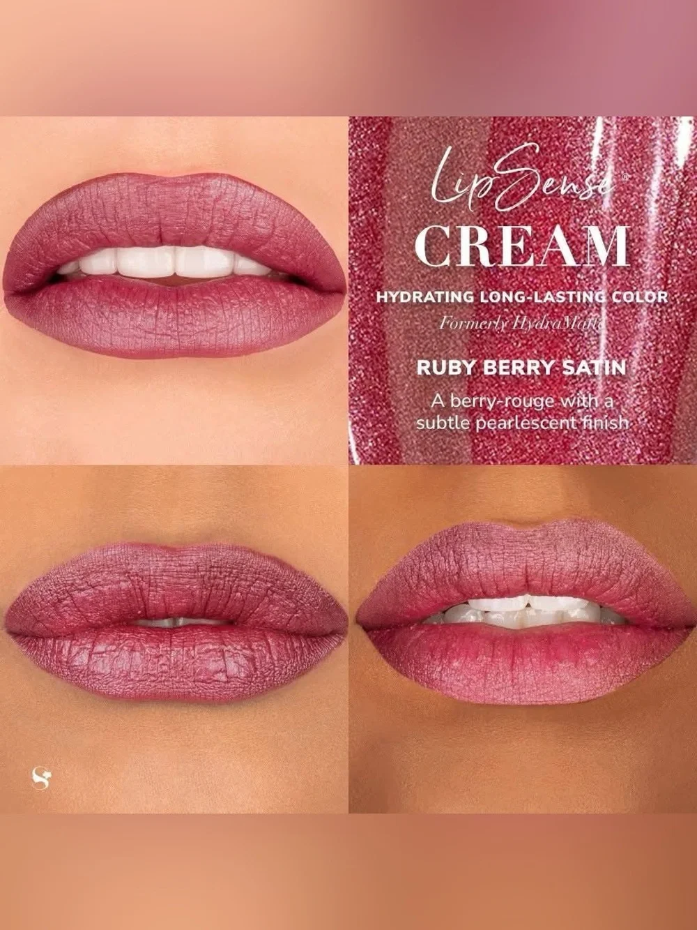 LipSense Creamy Lip Color - Ruby Berry Satin